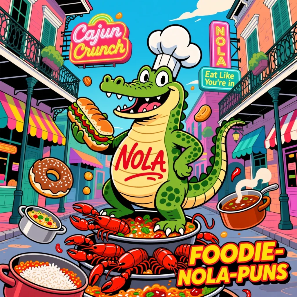 Foodie NOLA Puns