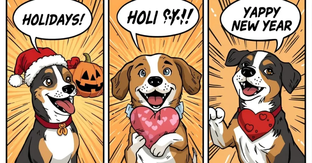 Holiday Dog Puns