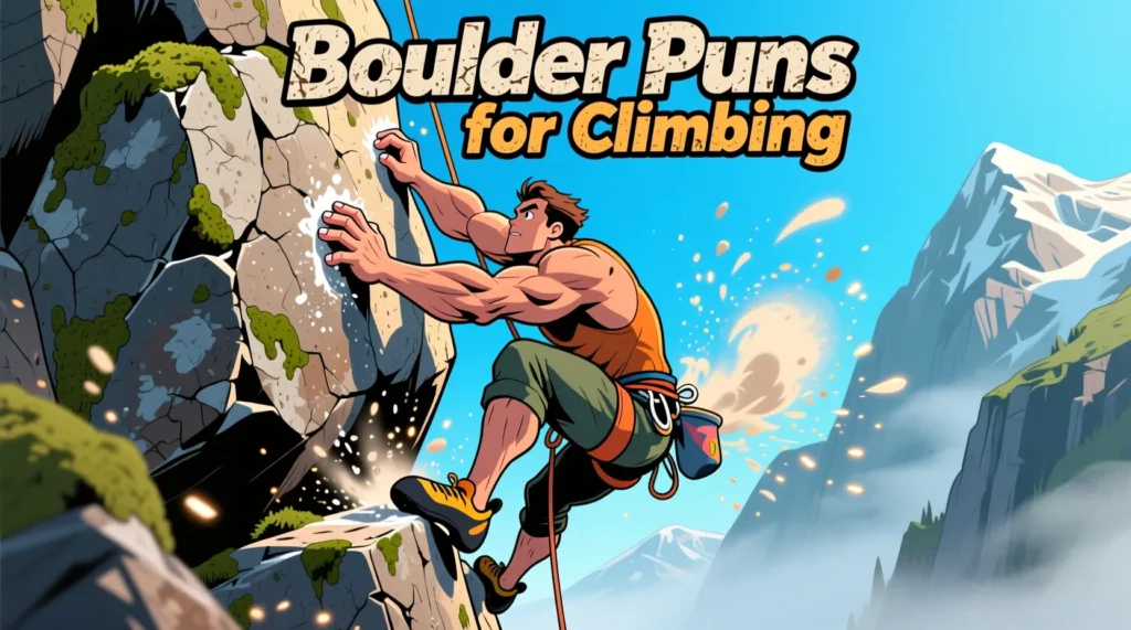 Boulder Puns for Climbing