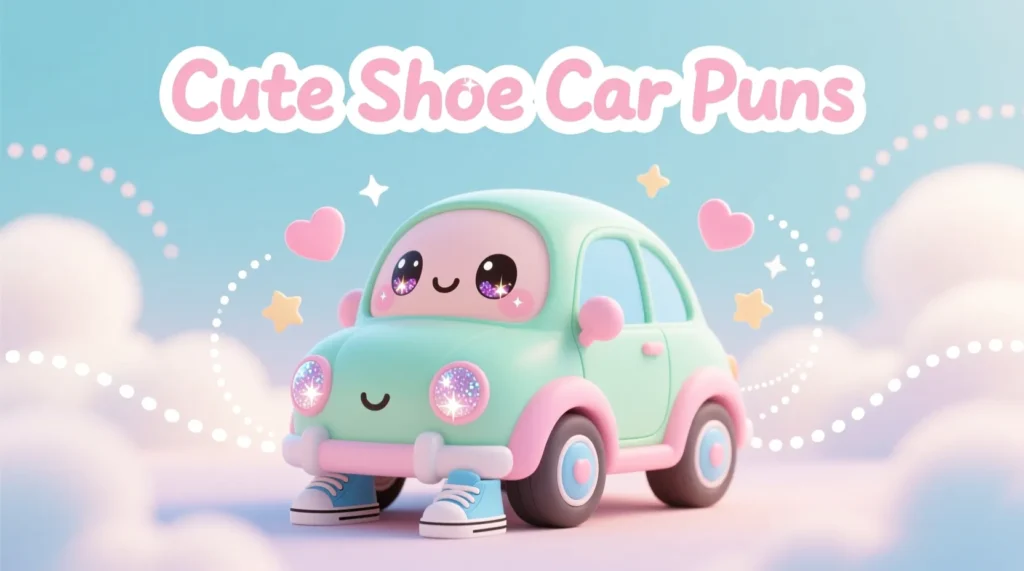 Cute Shoe Car Puns 