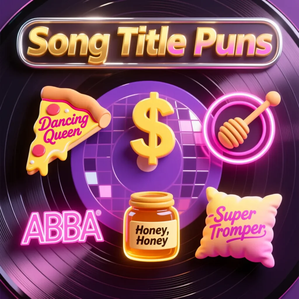 ABBA Song Title Puns (Transformed)