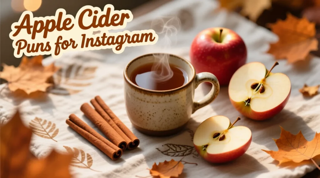 Apple Cider Puns for Instagram