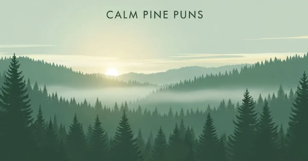 Calm Pine Puns