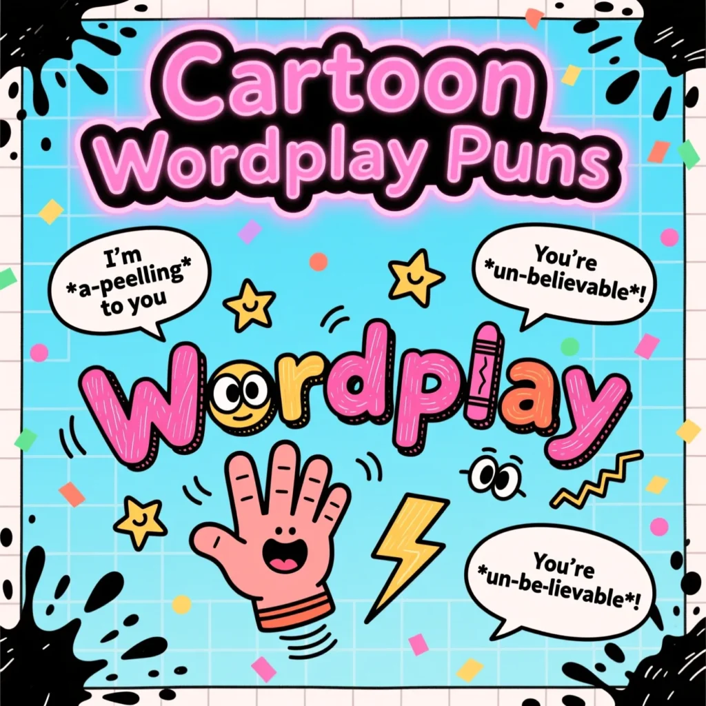 Cartoon Wordplay Puns