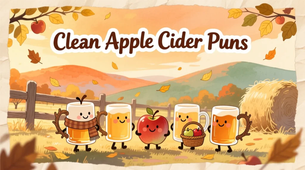 Clean Apple Cider Puns