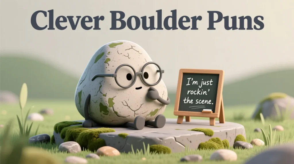 Clever Boulder Puns
