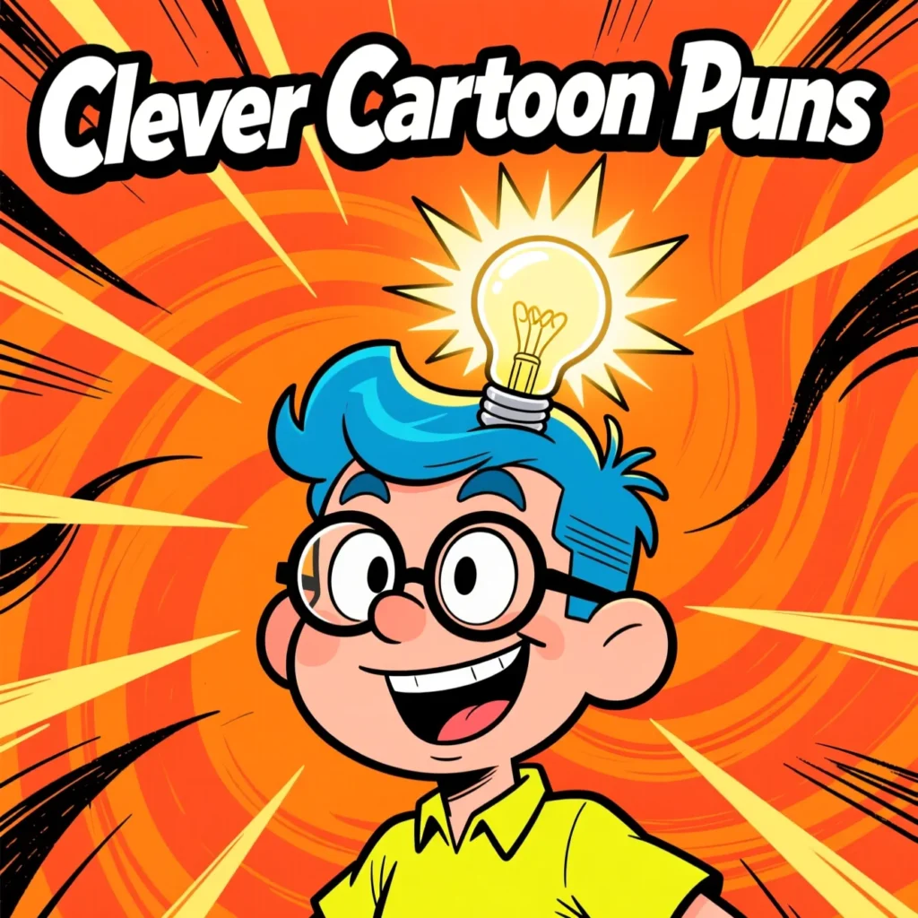 Clever Cartoon Puns 