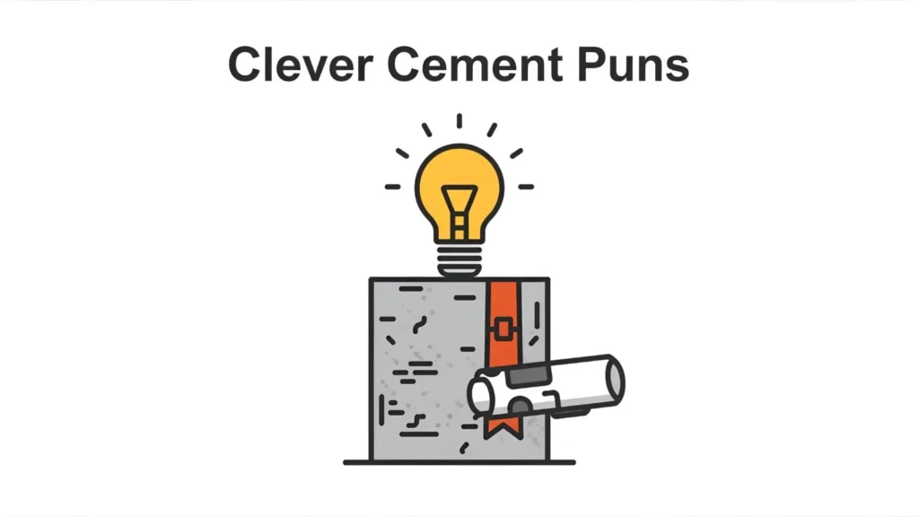 Clever Cement Puns