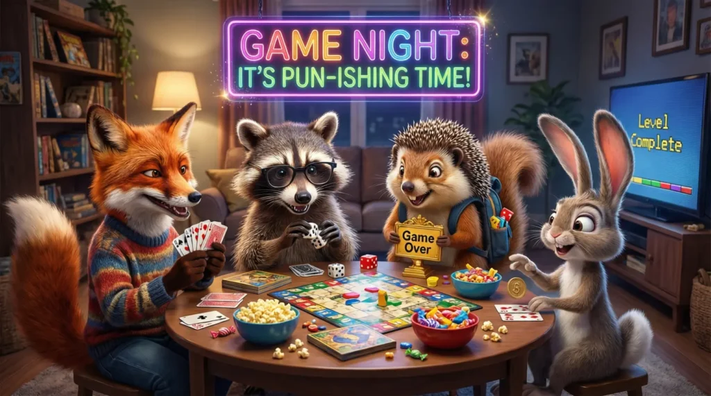Clever Game Night Puns 