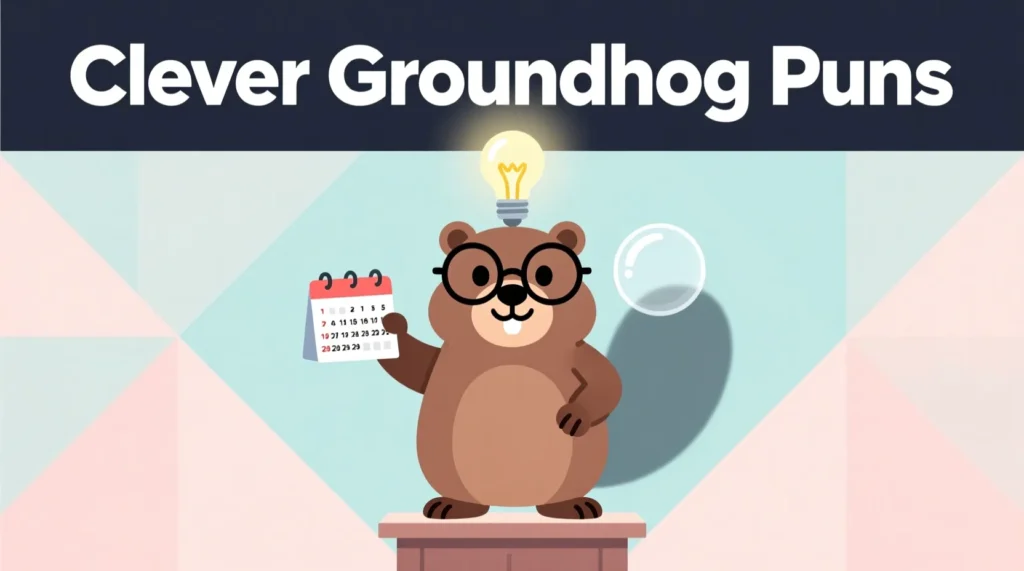 Clever Groundhog Puns