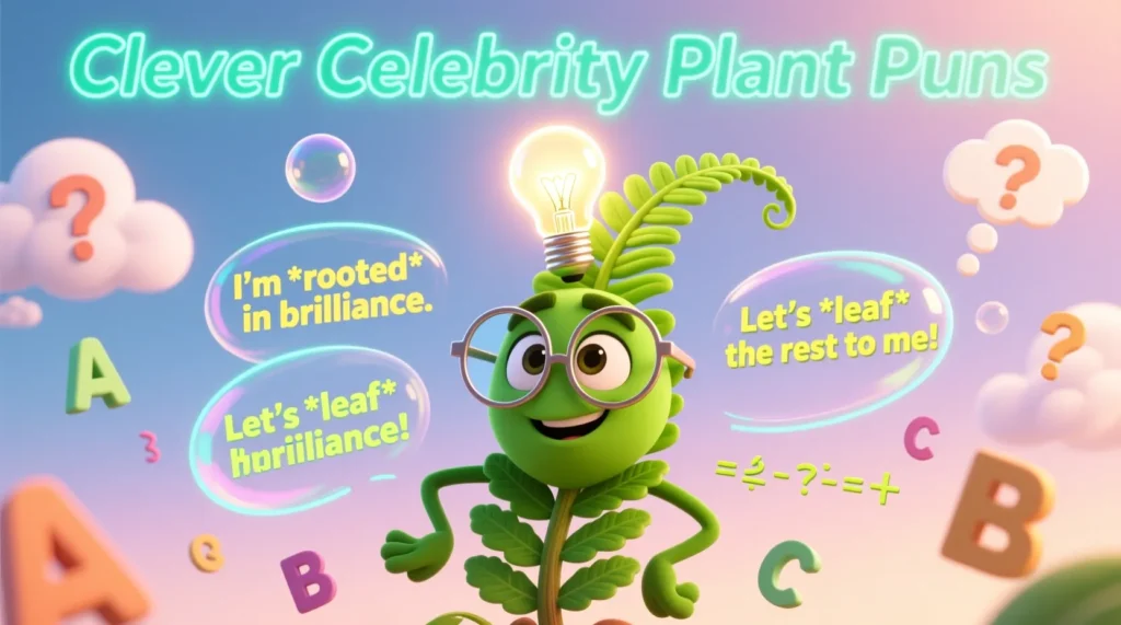Clever Wordplay & Punny Celebrity Plant Names