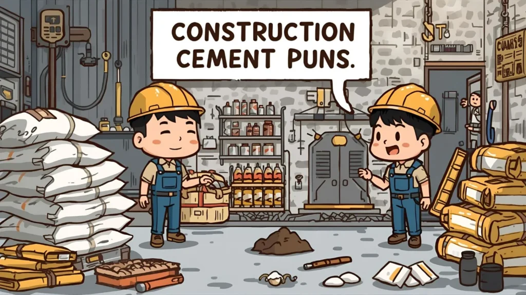 Construction Cement Puns