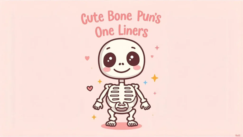 Cute Bone Puns One Liners
