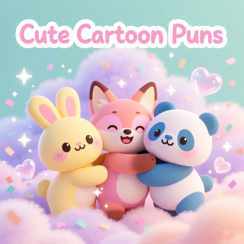 Cute Cartoon Puns 