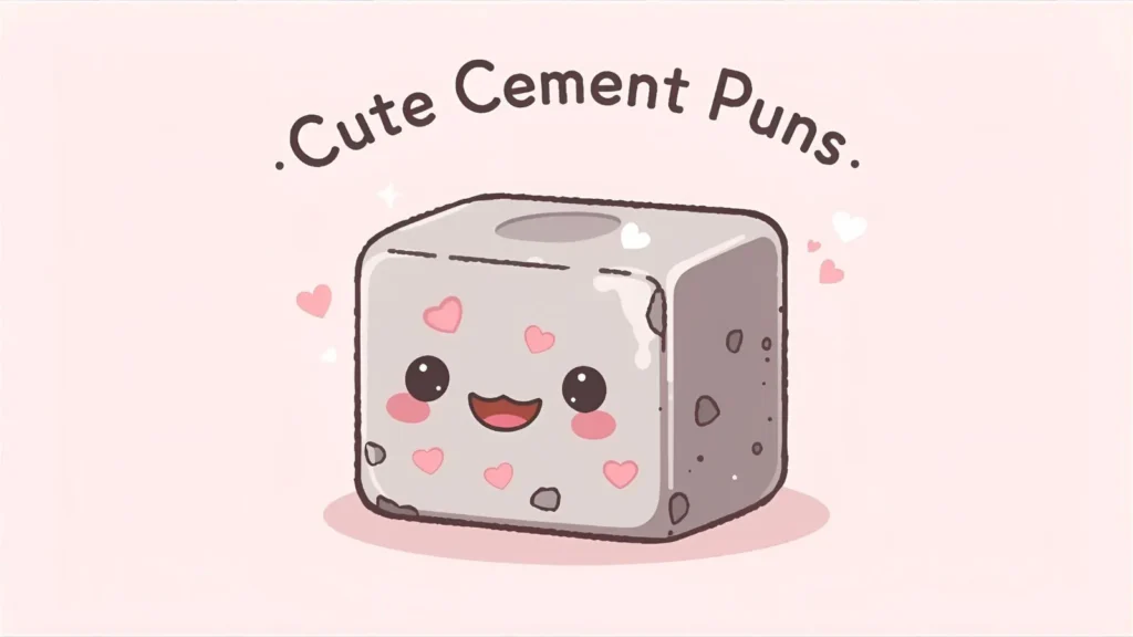 Cute Cement Puns