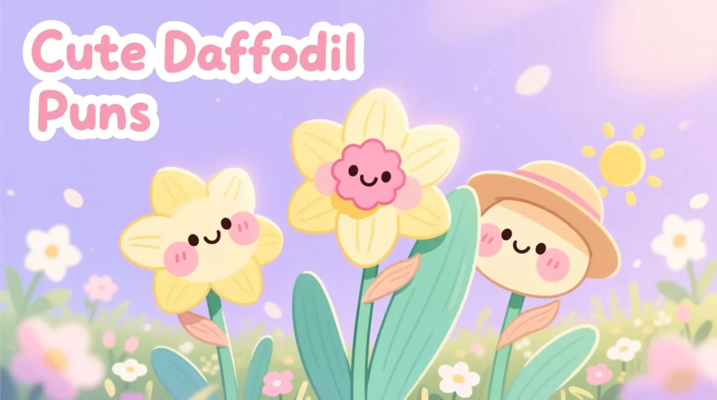 Cute Daffodil Puns