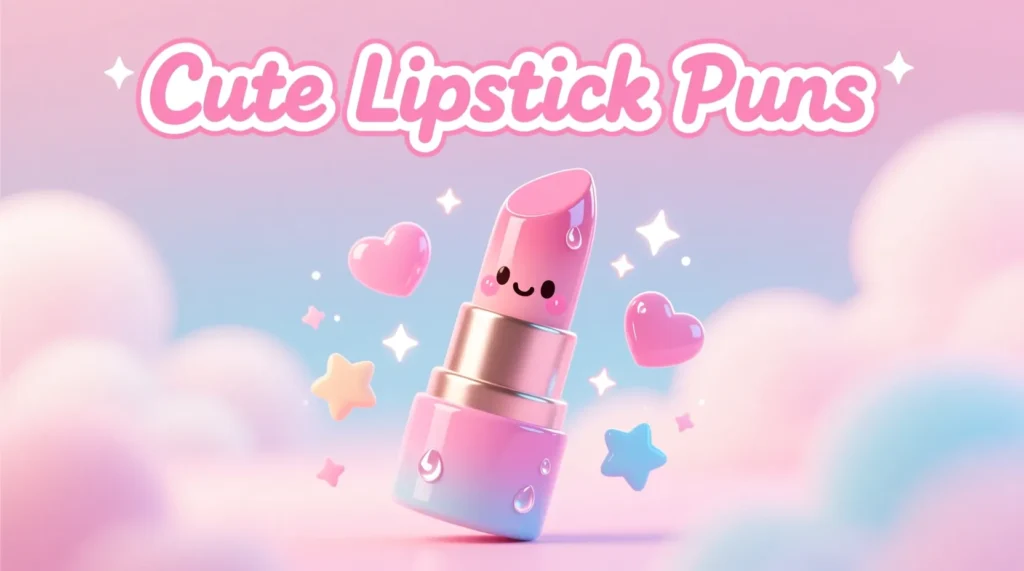 Cute Lipstick Puns 