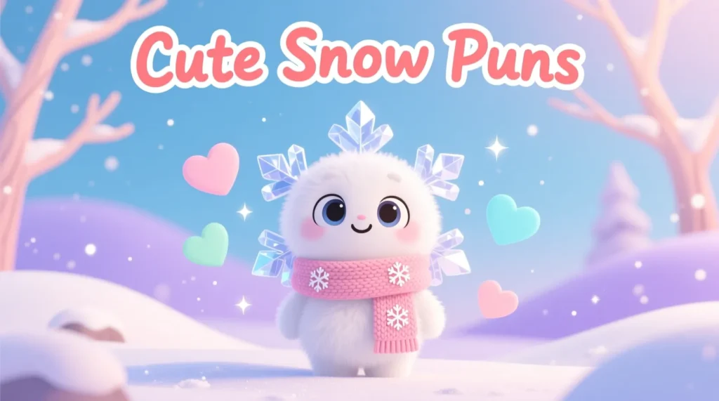 Cute Snow Puns for Instagram