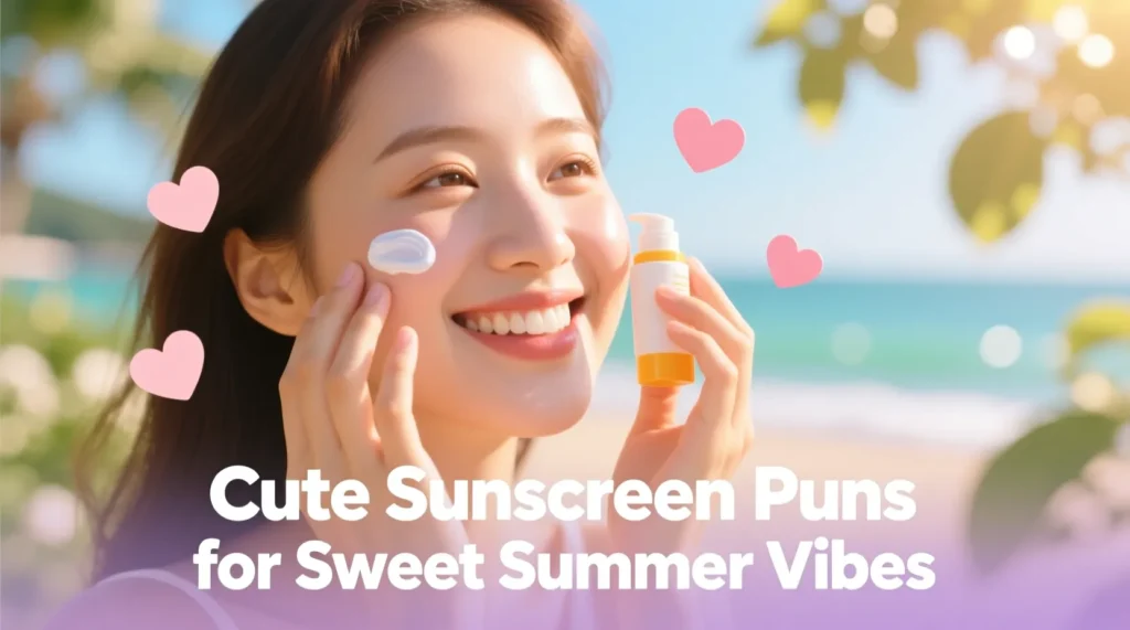 Cute Sunscreen Puns for Sweet Summer Vibes