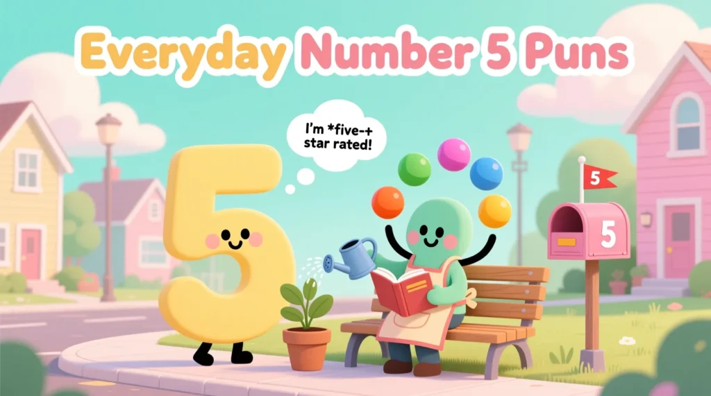  Everyday Puns With the Number 5