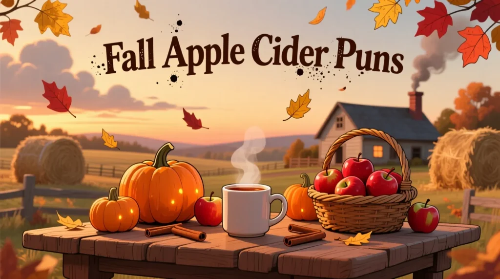 Fall Apple Cider Puns