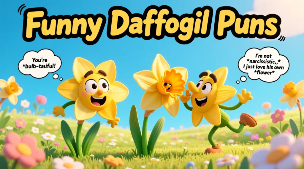 Funny Daffodil Puns