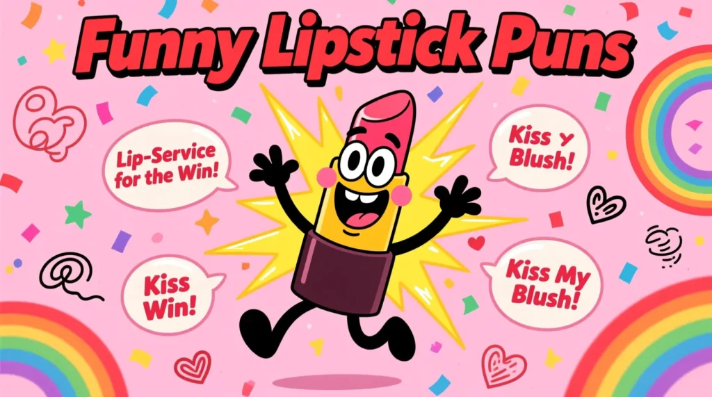 Funny Lipstick Puns 