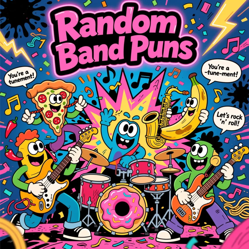 Funny Random Band Name Puns 