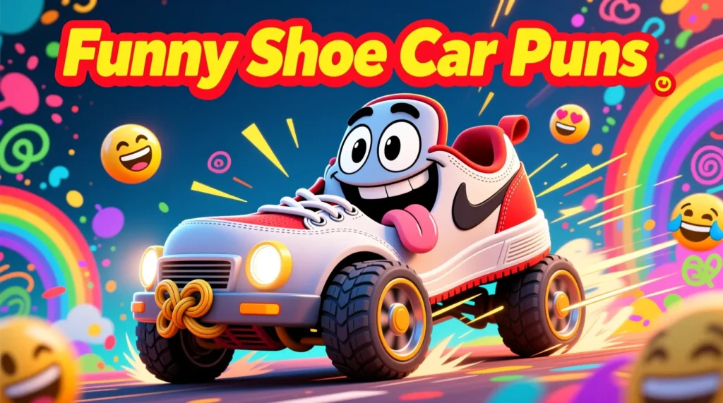  Funny Shoe Car Puns 