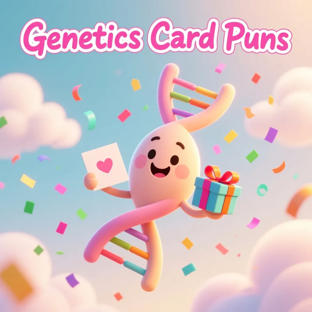 Genetics Gift, Card & Text Message Puns