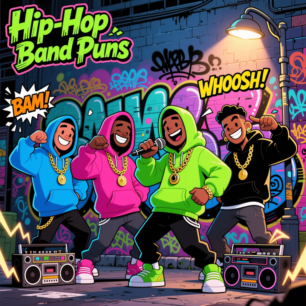 Hip-Hop Band & Group Puns
