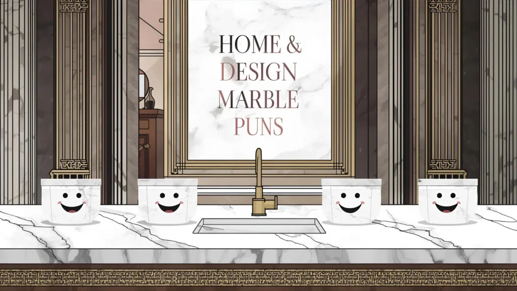  Home and Design Marble Puns