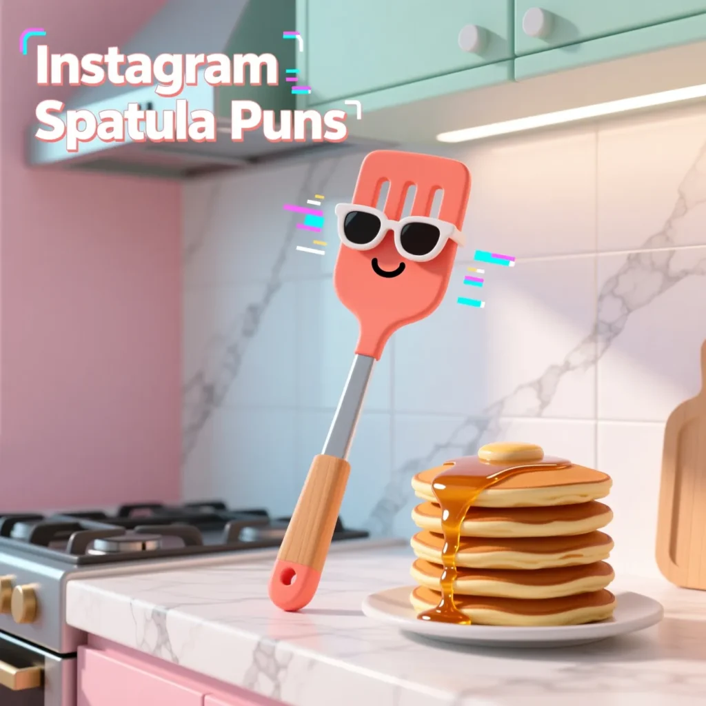 Instagram and Caption Ready Spatula Puns