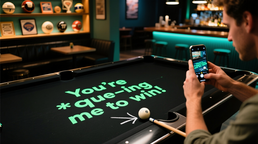 Instagram & Caption-Ready Billiard Puns 