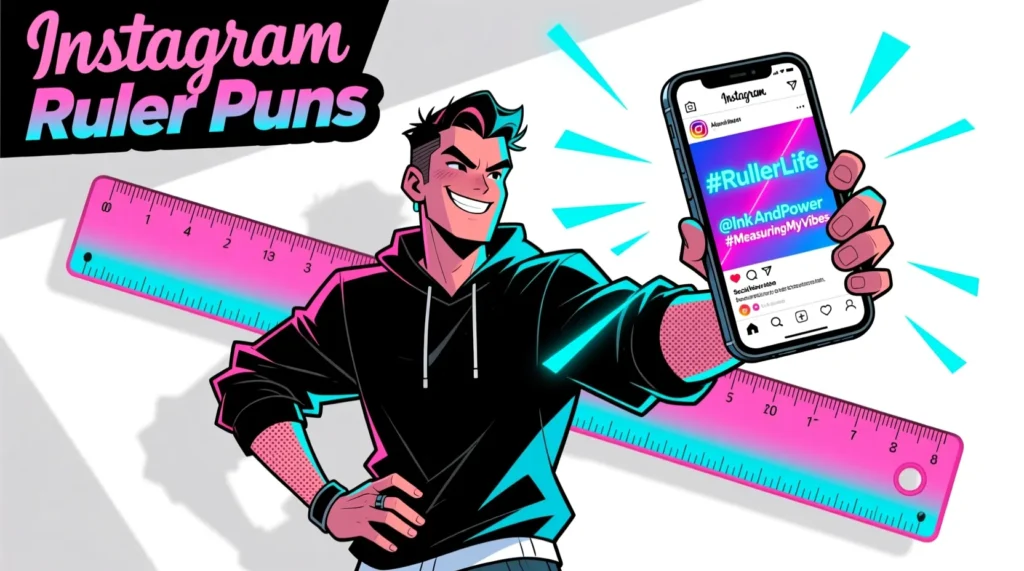 Instagram Caption Ruler Puns 