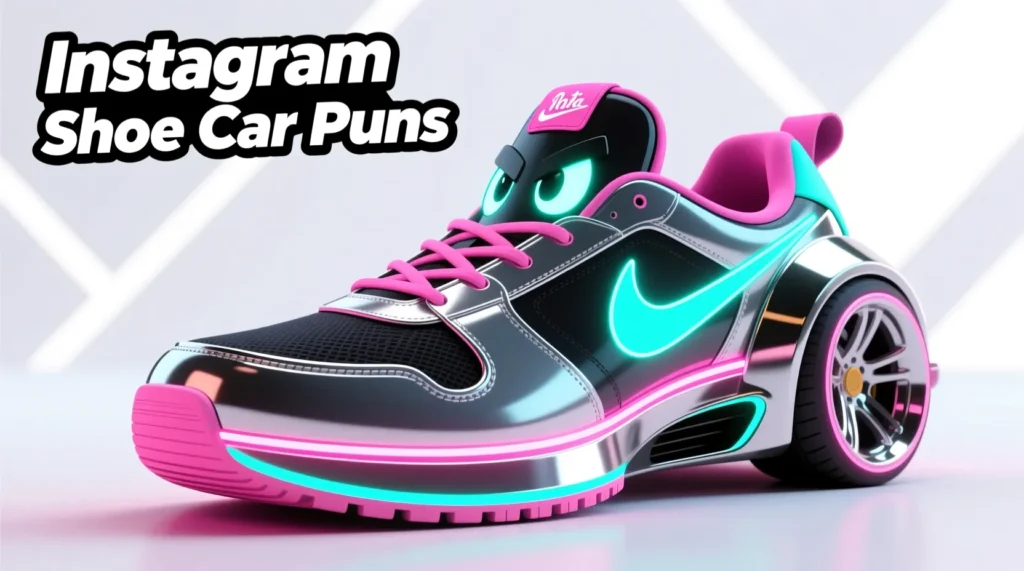 Instagram Caption Shoe Car Puns 