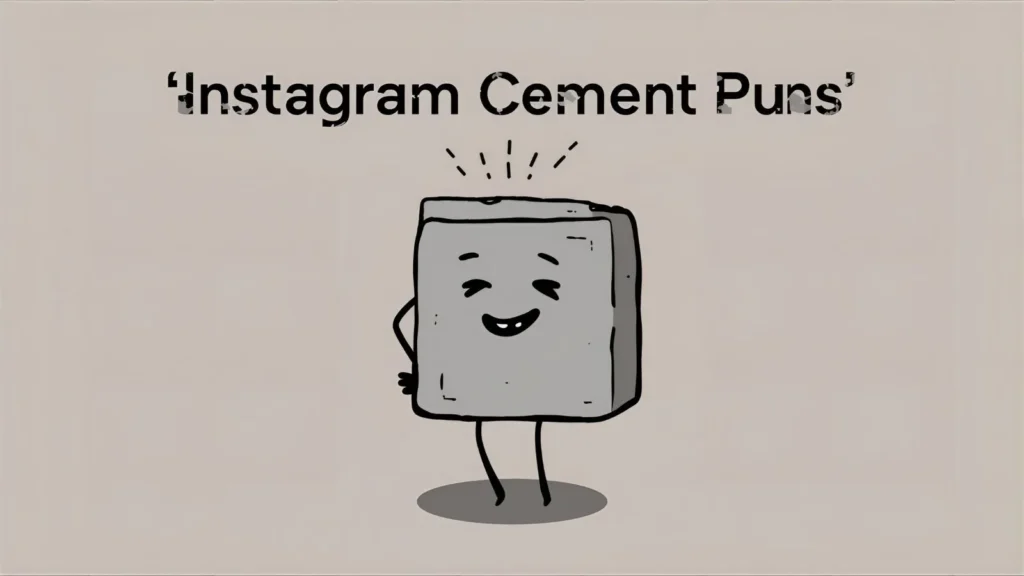 Instagram Cement Puns