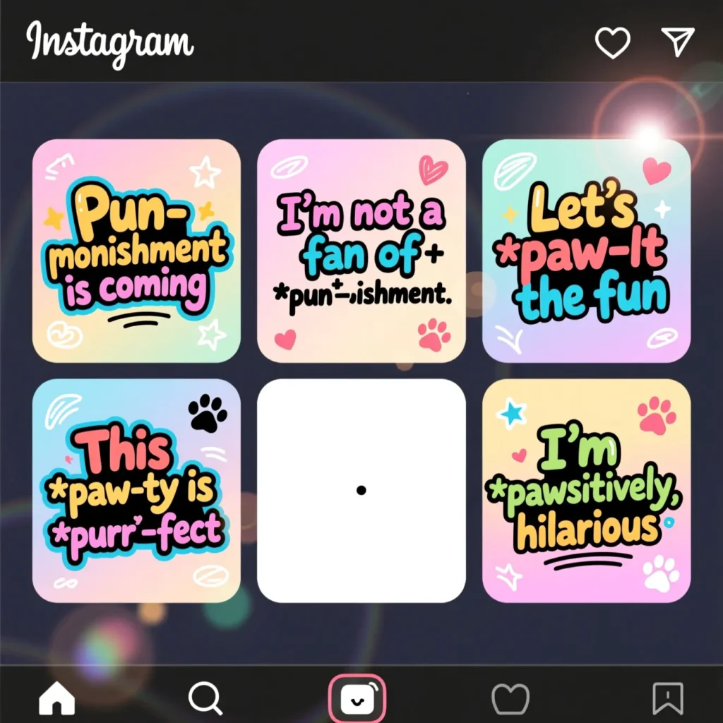  Instagram Five Puns