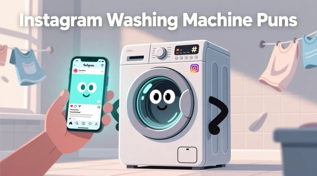 Instagram Washing Machine Puns
