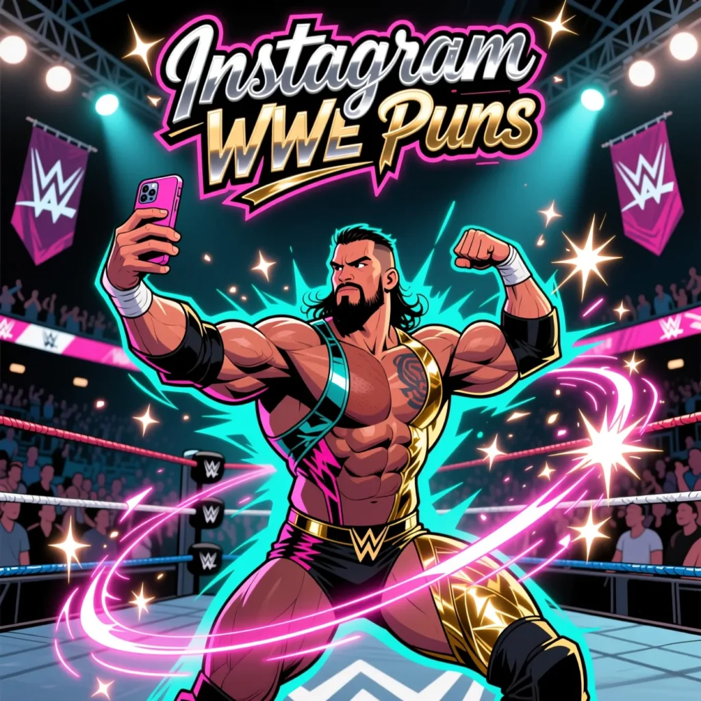 Instagram WWE Caption Puns
