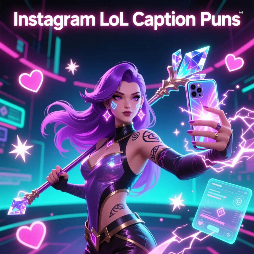 League of Legends Instagram Caption Puns