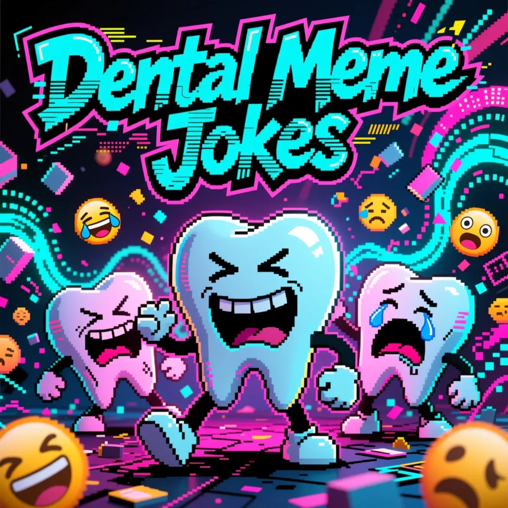 Meme Style Dental Hygiene Jokes