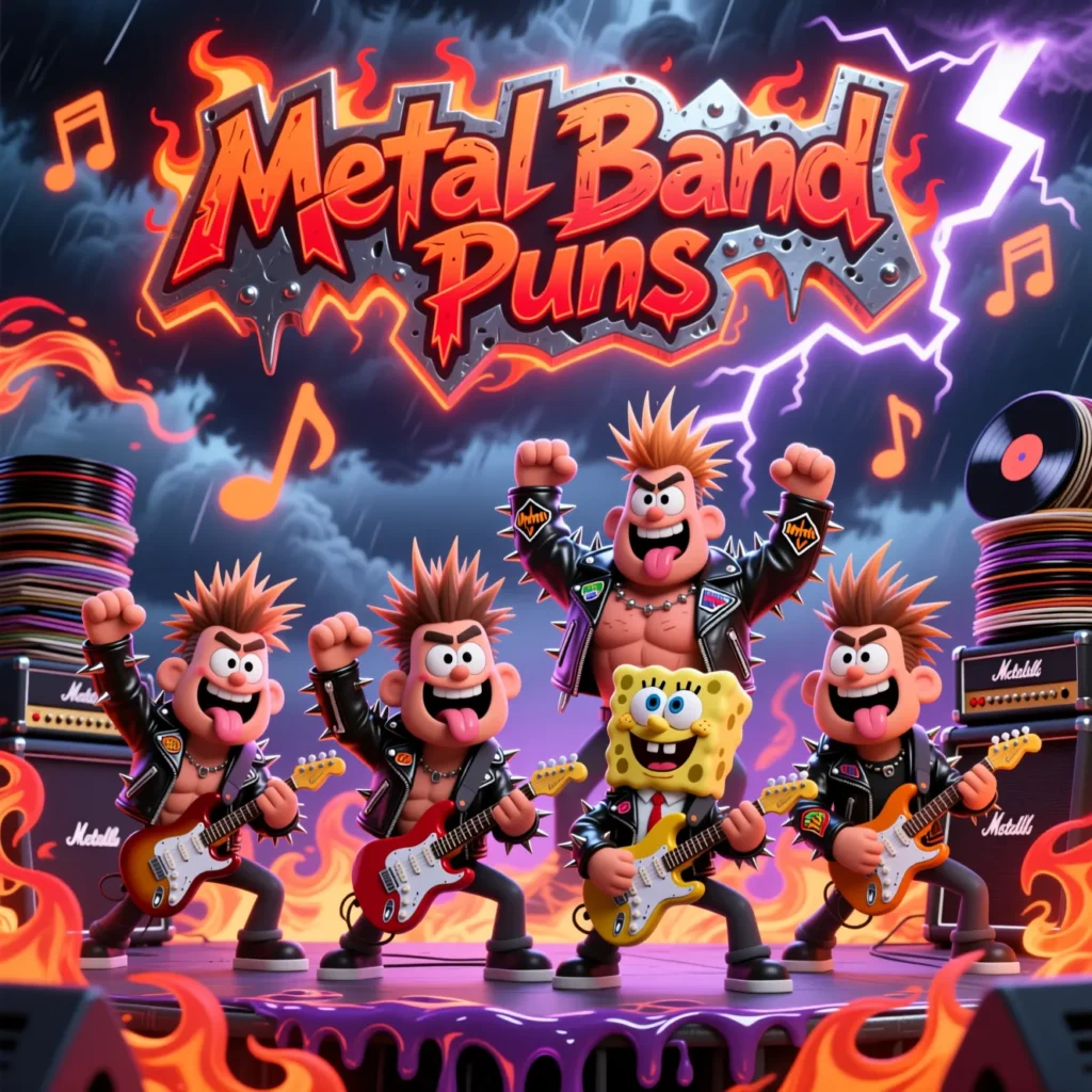  Metal Band Puns 