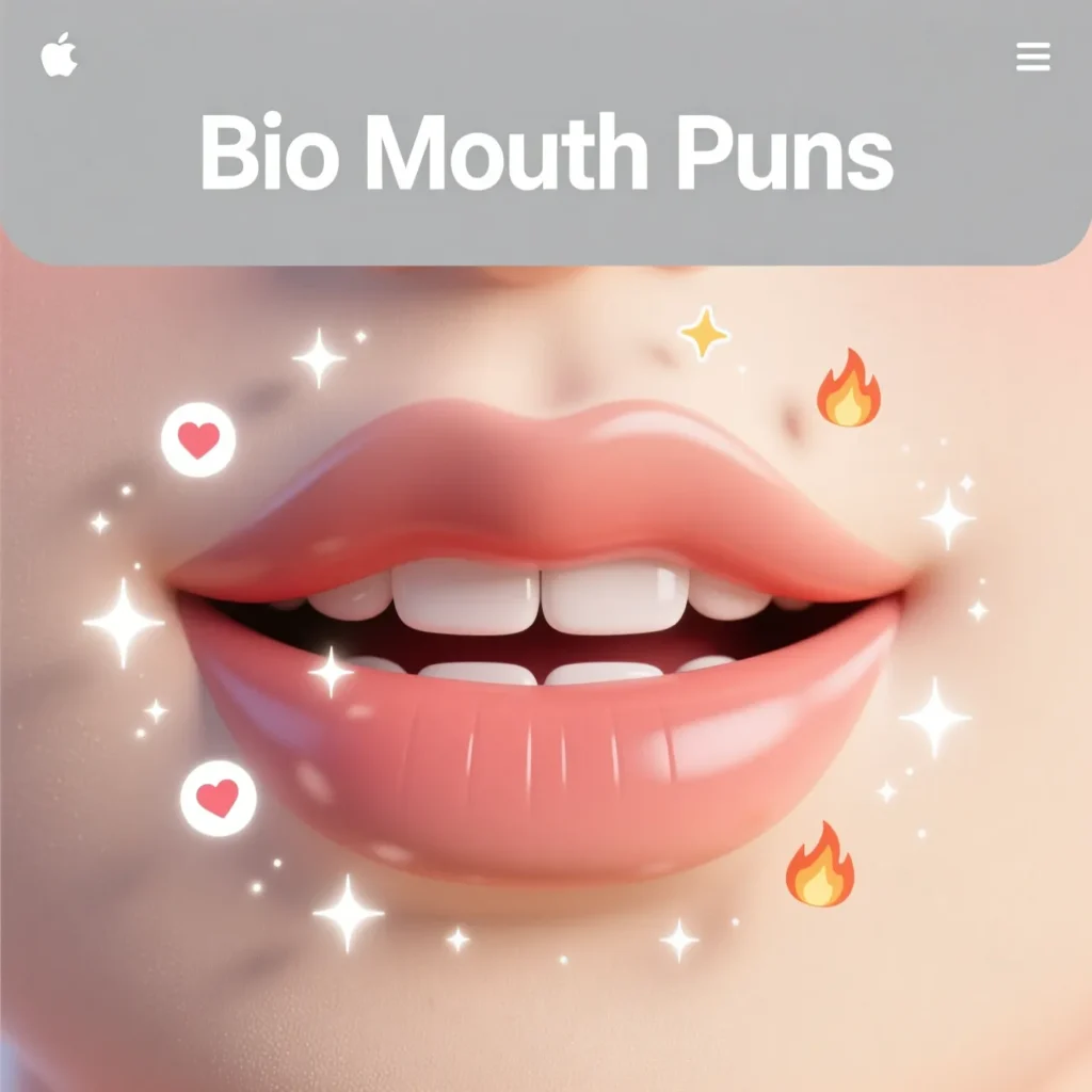 Ā Mouth Puns for Bios