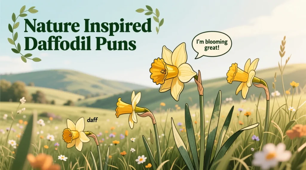 Nature Inspired Daffodil Puns