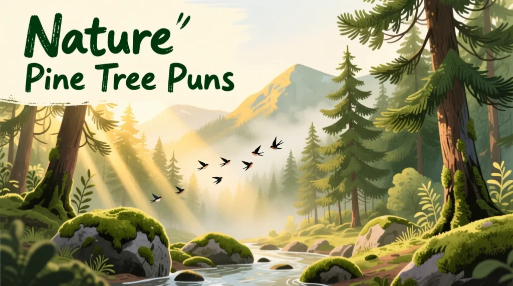Nature Pine Tree Puns