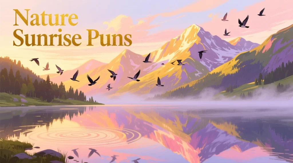 Nature Sunrise Puns