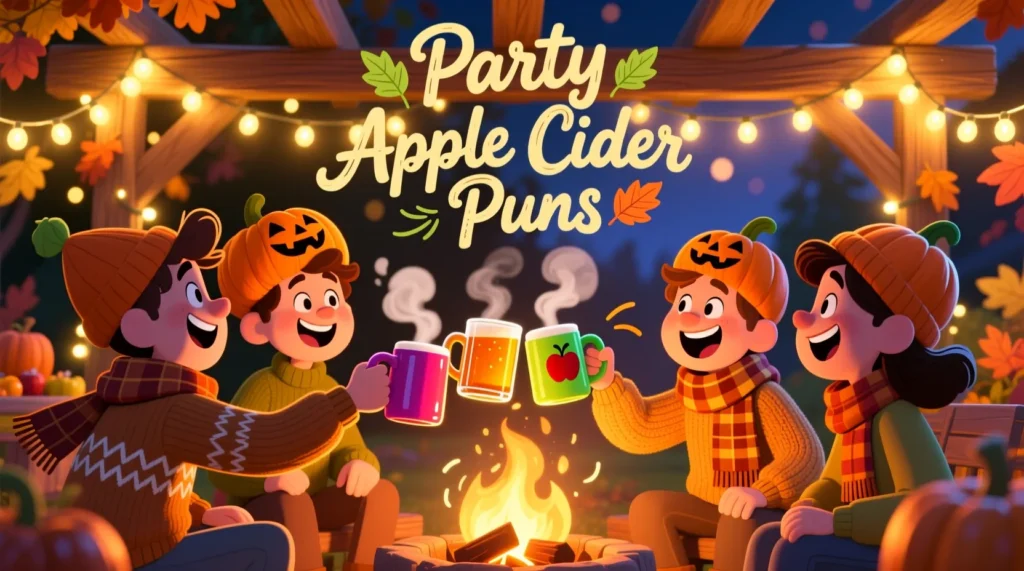 Party Apple Cider Puns