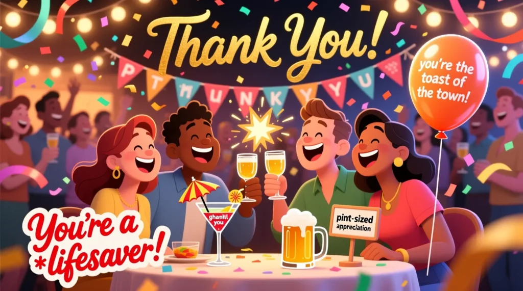 Party & Event Thank You Puns