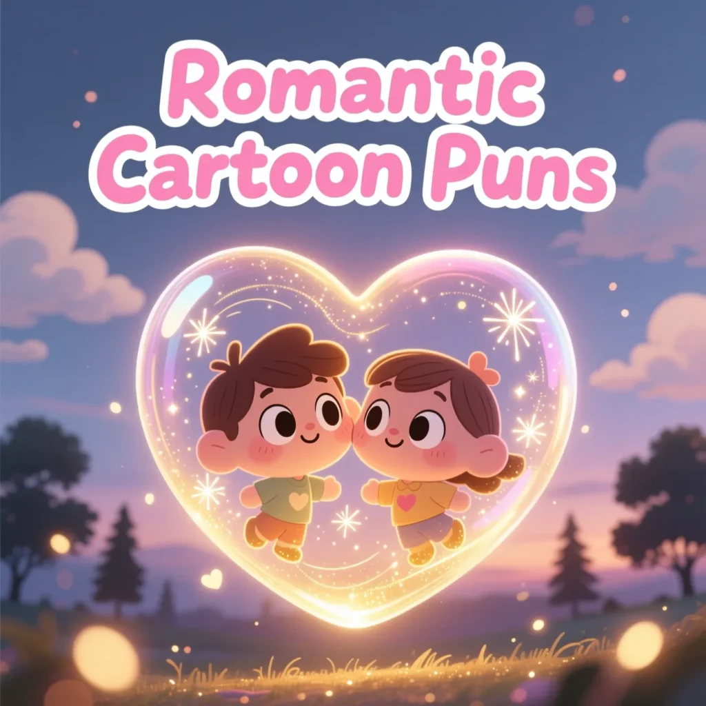 Romantic Cartoon Puns 